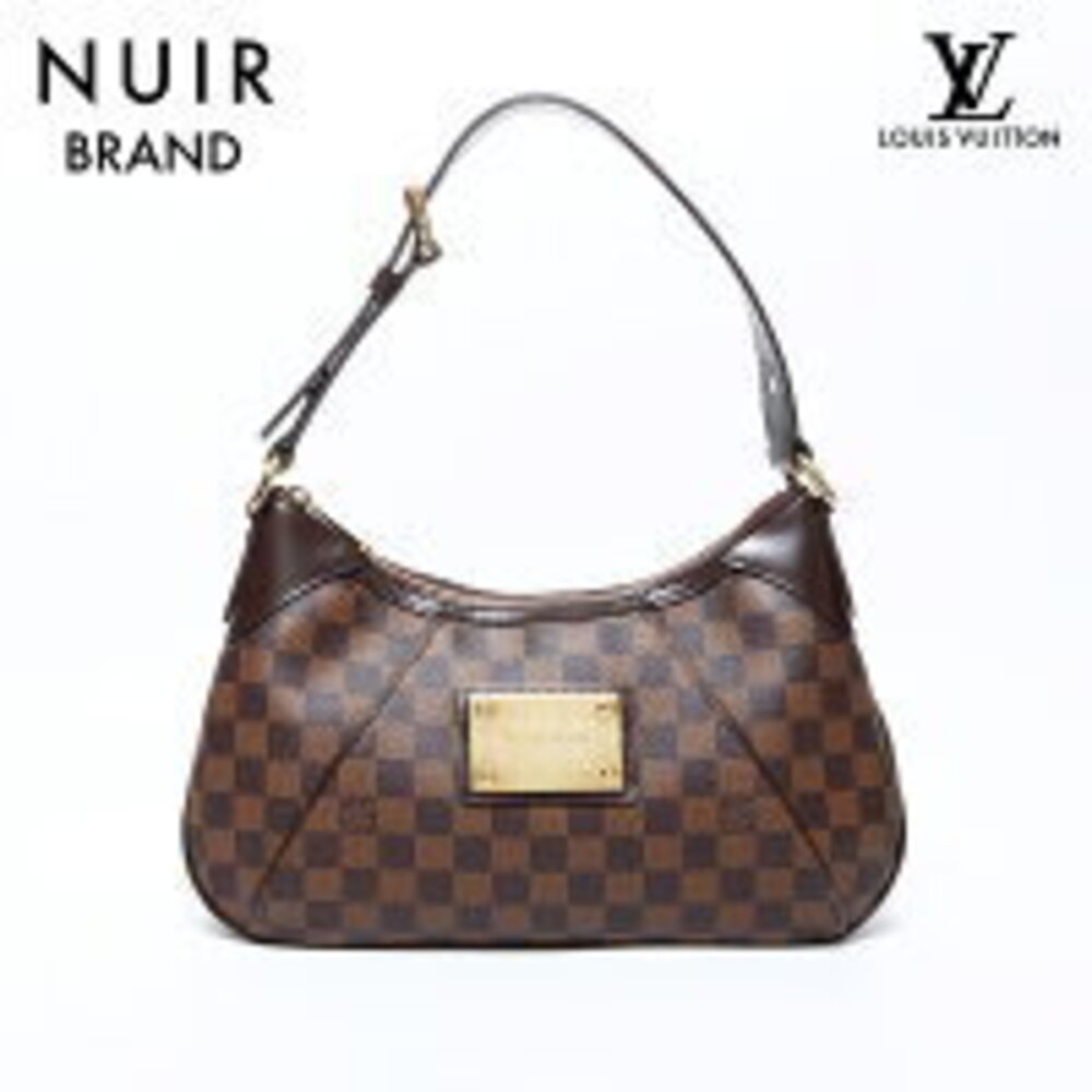 Louis Vuitton Damier Thames Shoulder Bag Brown
